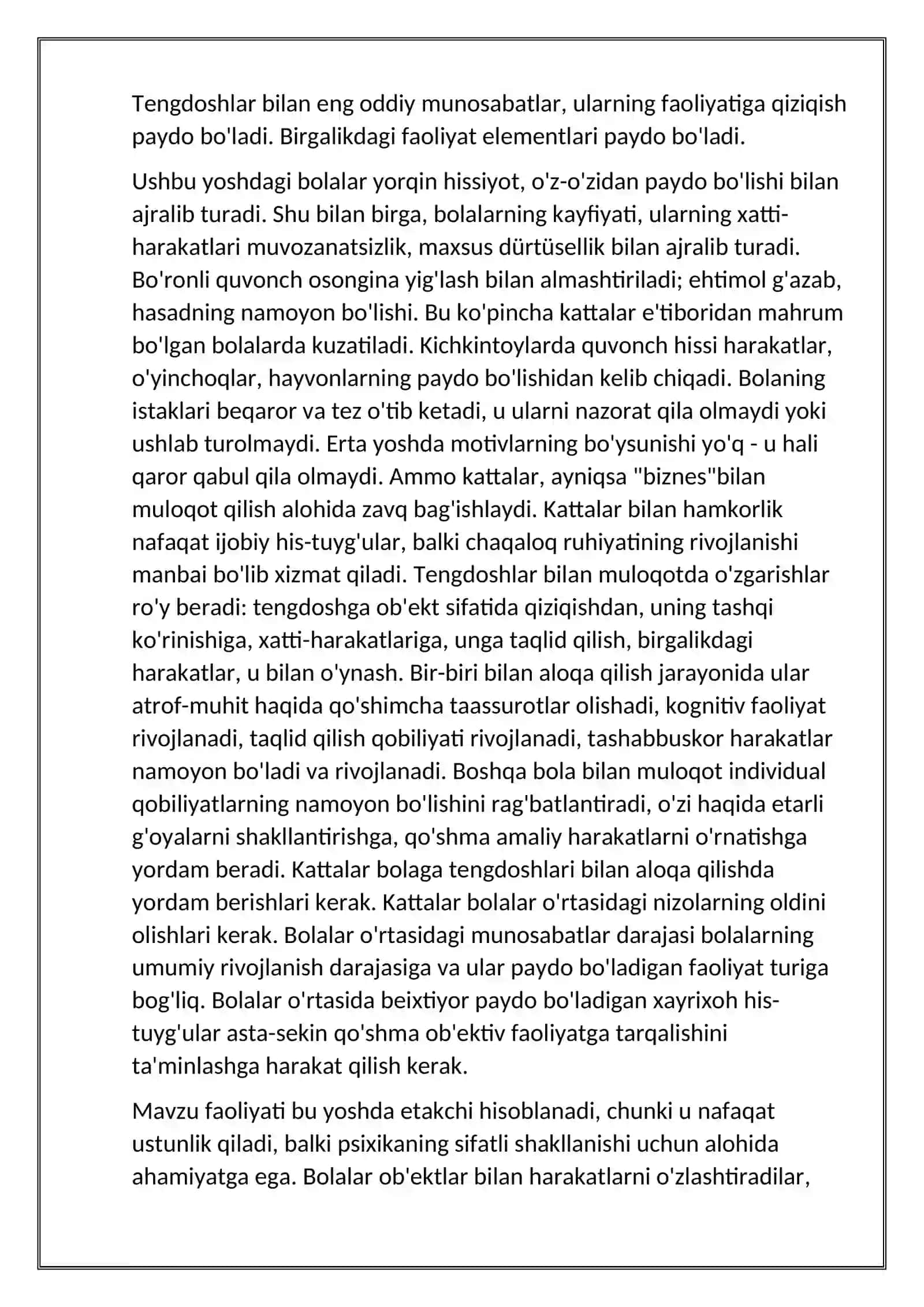Go'daklik davri psixodiagnostikasi 4