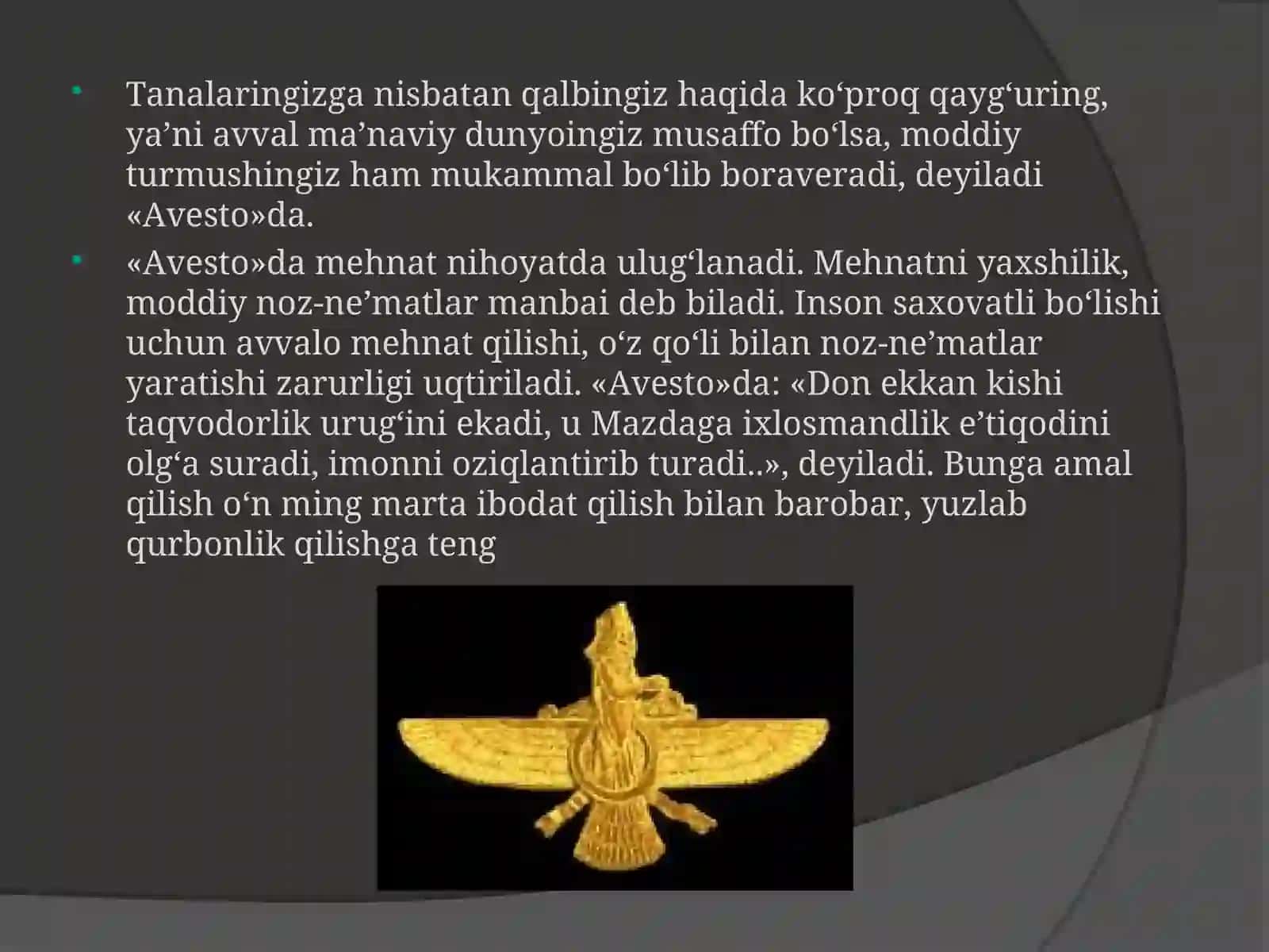 “AVESTO” -  Ta`limiy axloqiy asar 4