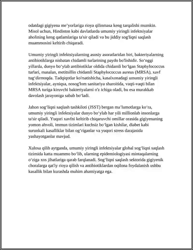 UMUMIY YIRINGLI INFEKSIYA 4