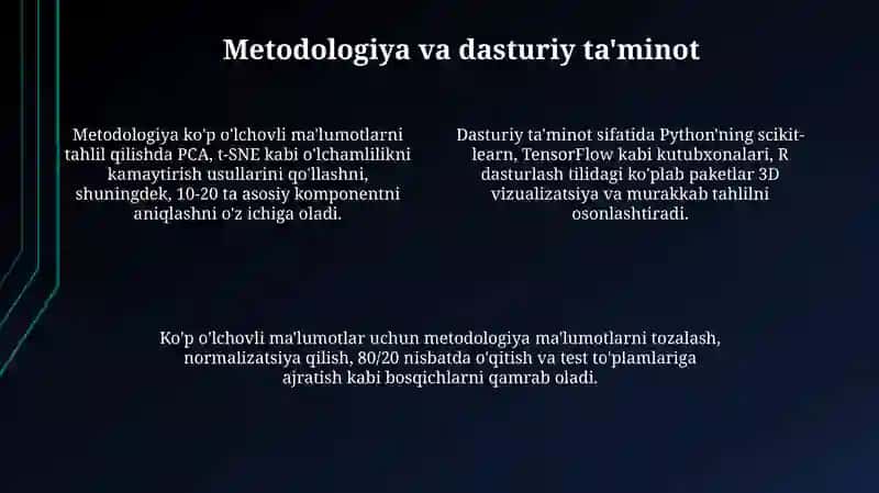 Koʻp o'lchovli holat tatqiqotlari 4