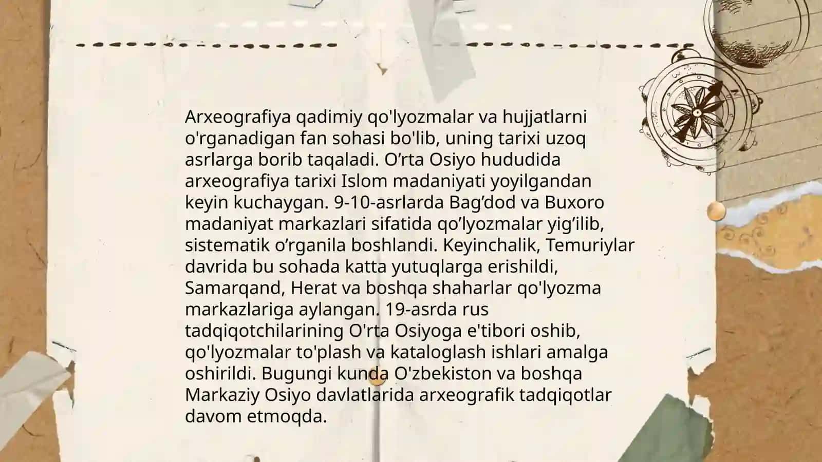 Arxeografiya fani va uning maqsad va vazifalari 4