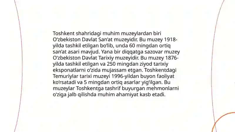 O'zbekiston muzeylari 4