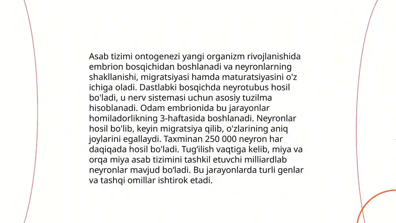 Umurtqalilarda a' zolar va a' zolar tizimi ontogenezi 4