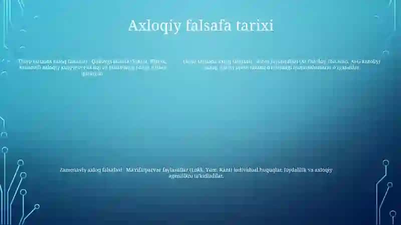 Axloq Falsafasi 4