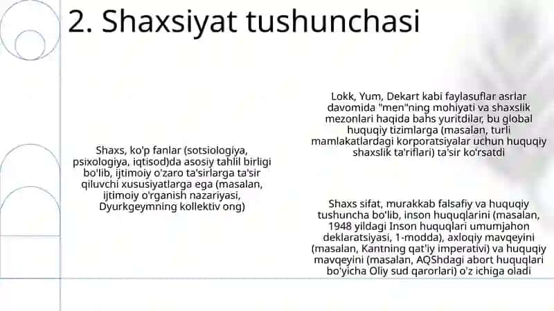 Individ, shaxs, individuallik tushunchalari 4
