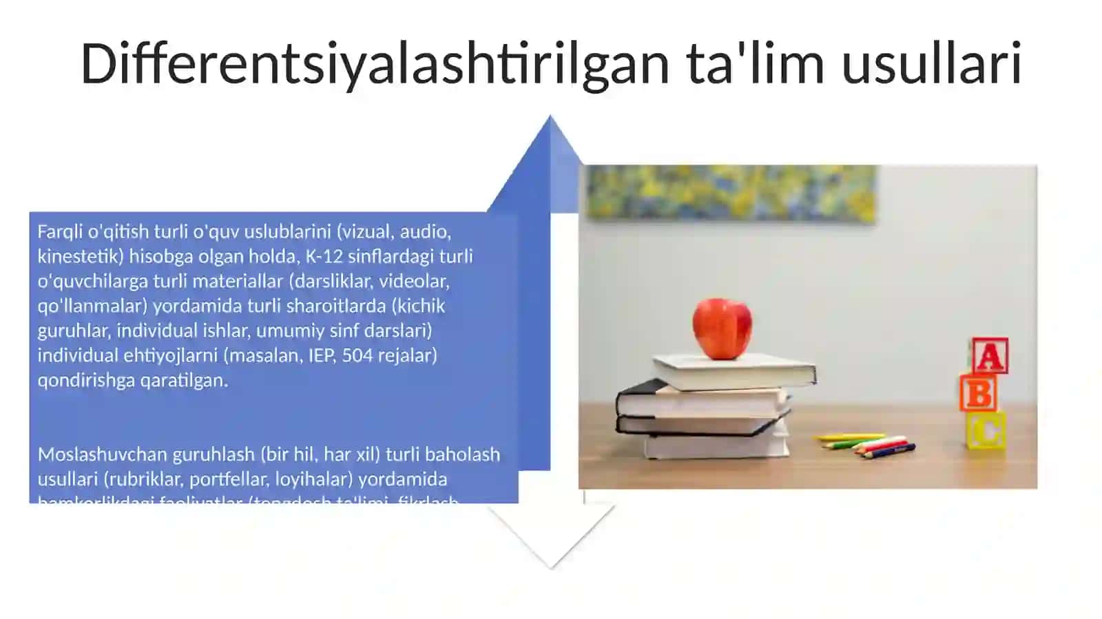 Til oʻrganishda oʻquvchilarning qobiliyatlari hisobga olish 4
