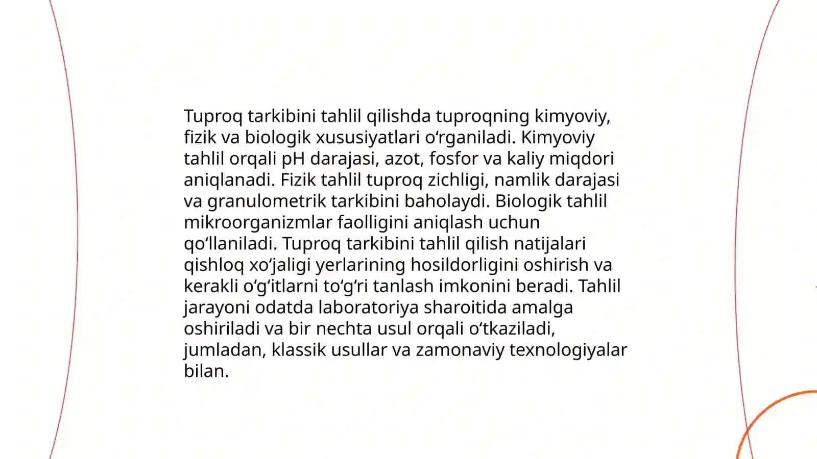 Tuproq namunalarini olish usullari 4