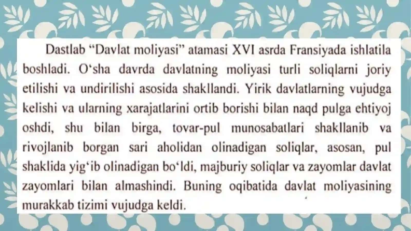 Davlat moliya 4