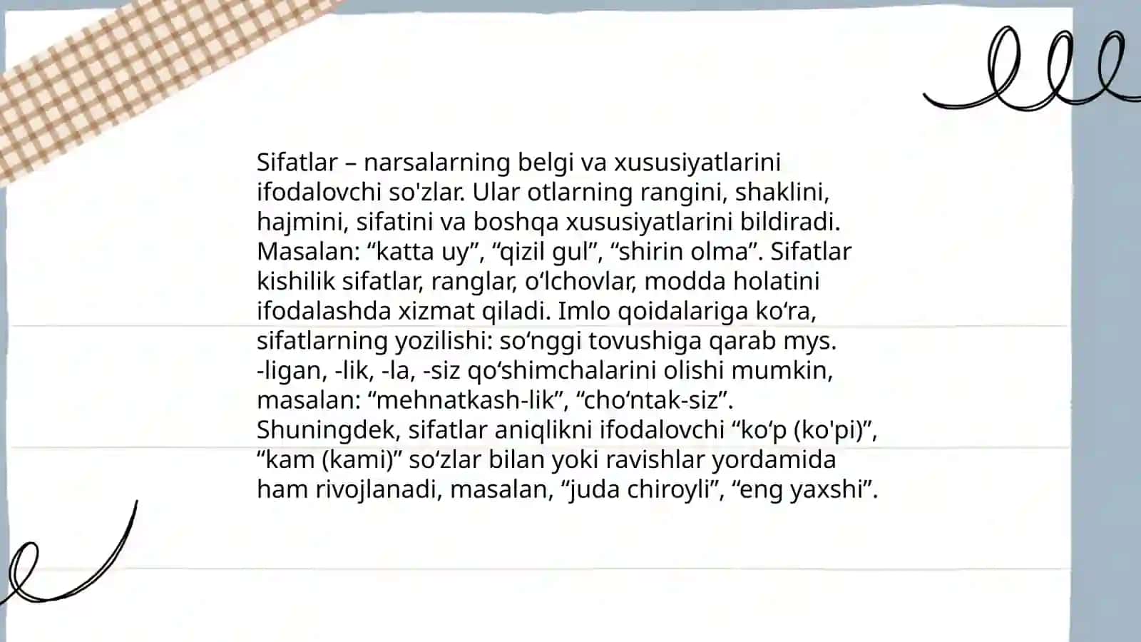 Otlar va ularning toʻgʻri yozilishi 4