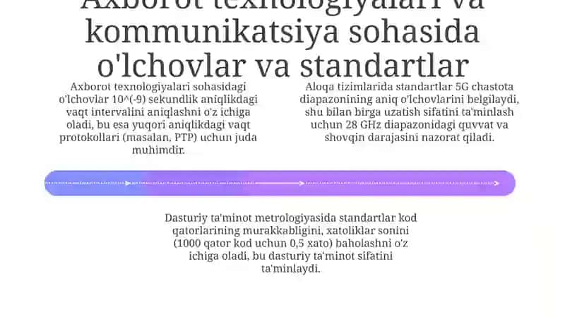 Metrologik ta'minotning asosiy yo'nalishlari 4