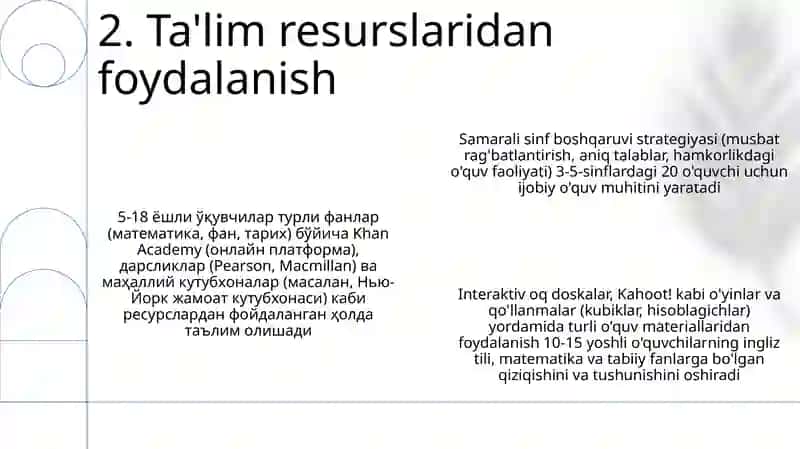 Ta'lim metodlari va vositlari 4