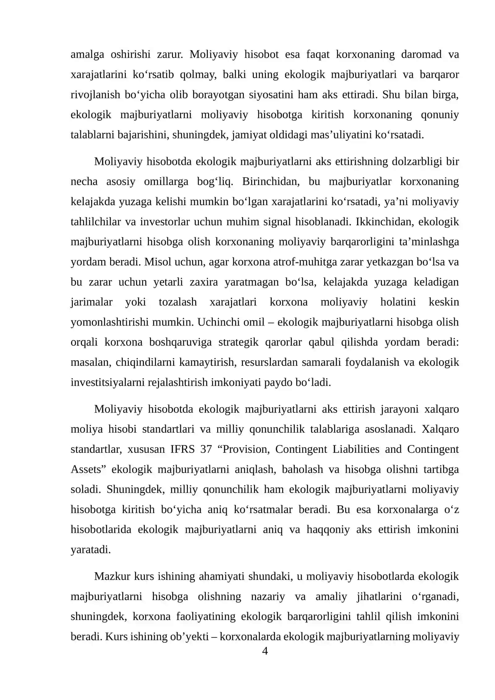 EKOLOGIK MAJBURIYATLARNI HISOBGA OLISH 4