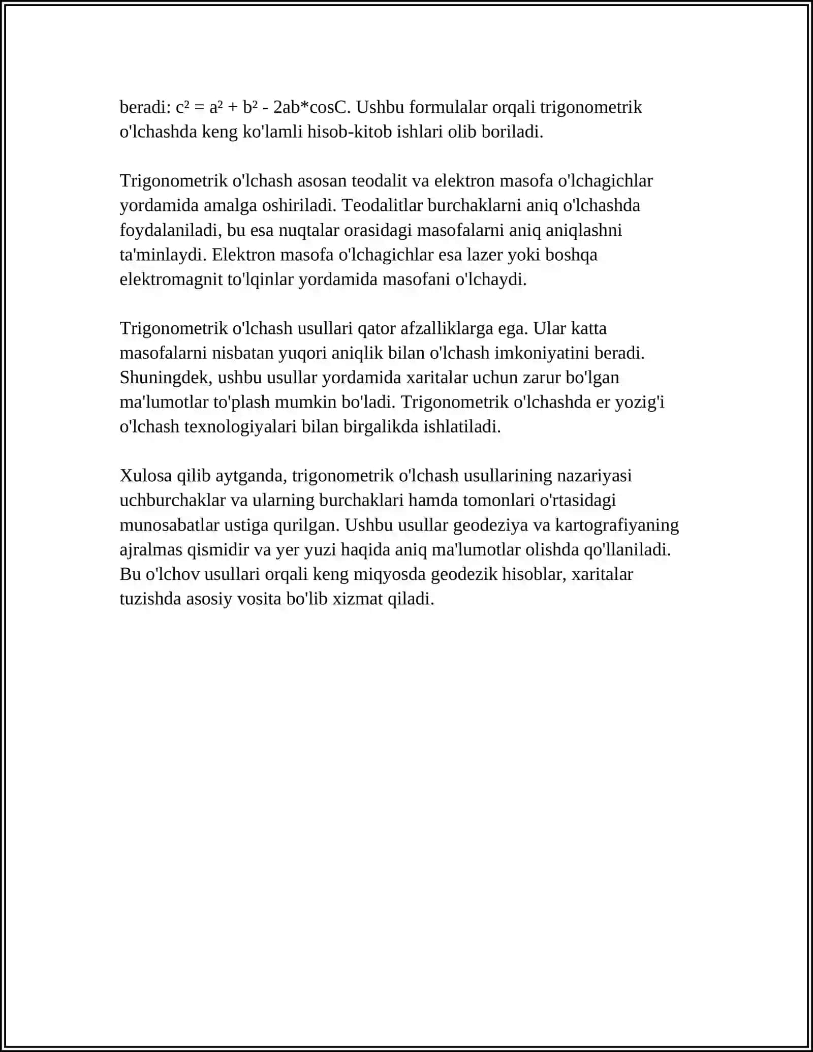 TRIGONOMETRIK NIVELIRLASH 4