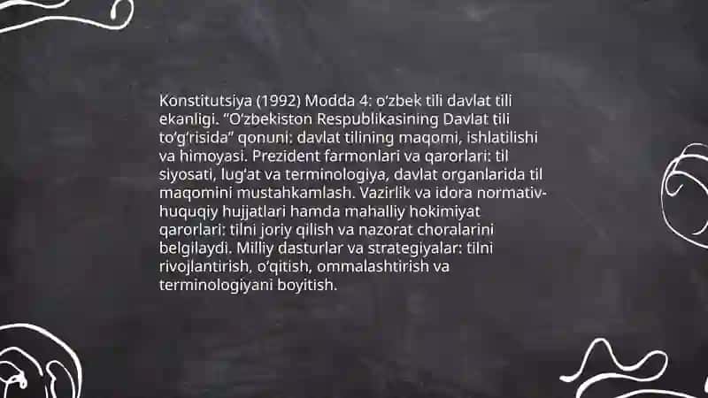Oʻzbek tili-Davlat tili 4