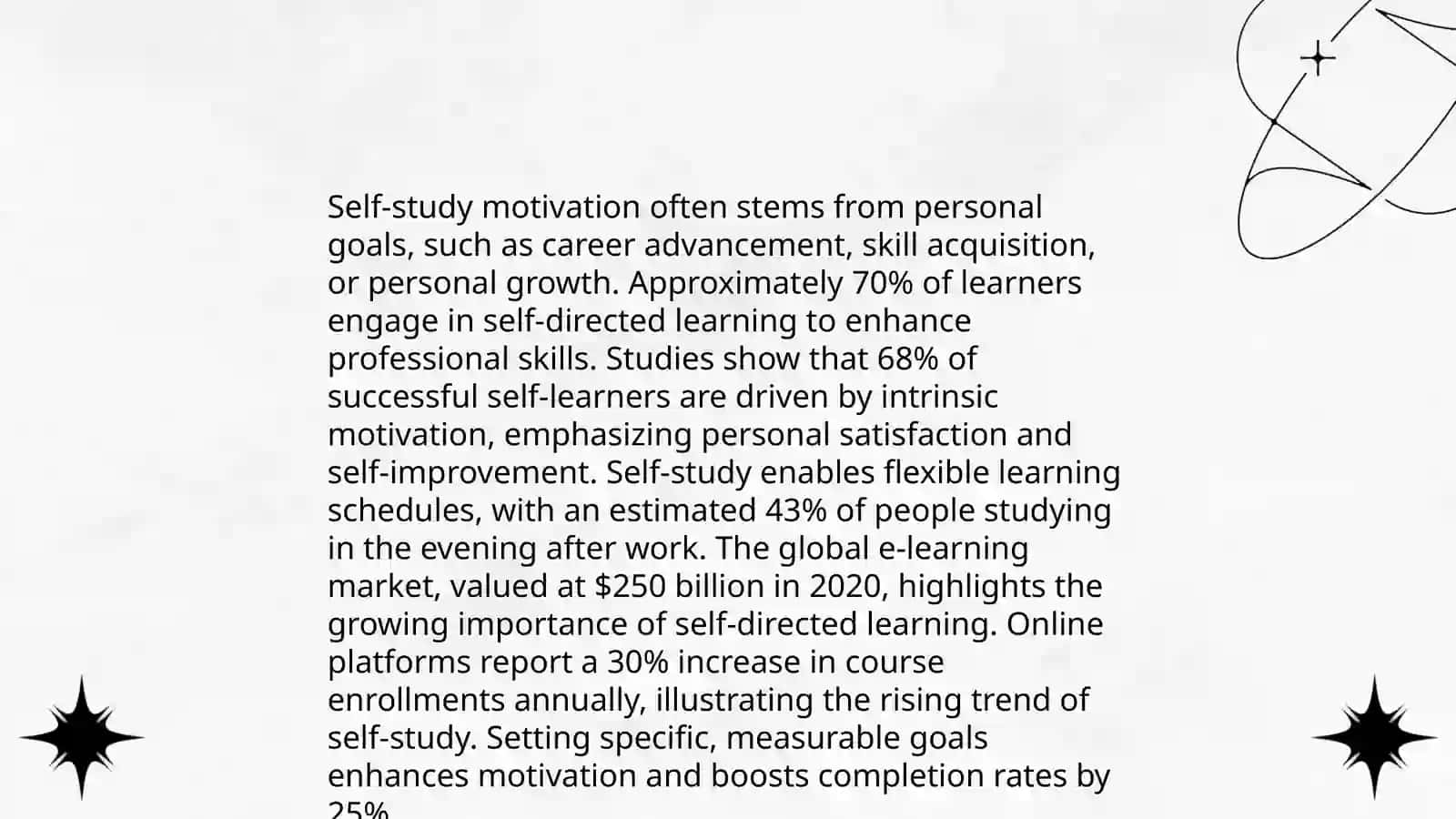 Characteristics of self-study for different grades at primary school 4