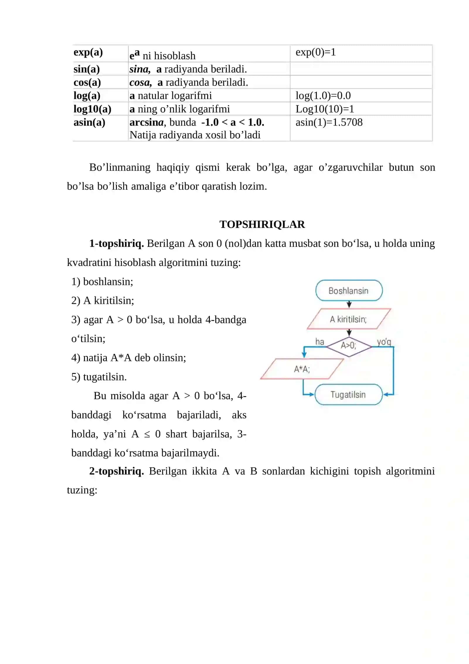 LABORATORIYA MASHG‘ULOTI DASTURLASHGA KIRISH. KOMPILYATOR VA IDENTIFIKATOR TURLARI 4