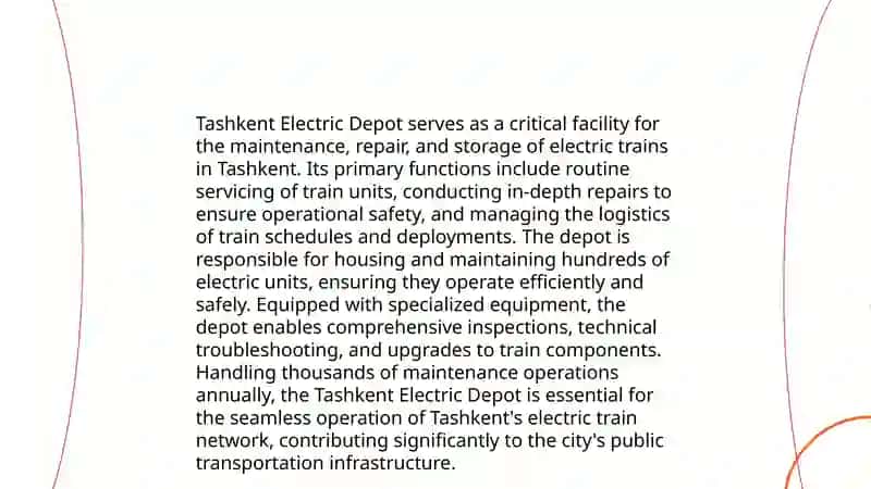 Toshkent elektro deposi 4