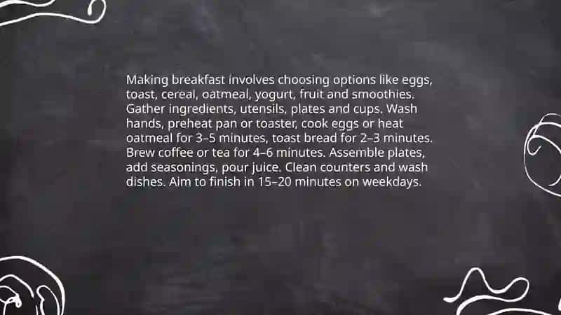 Daily activities 4
