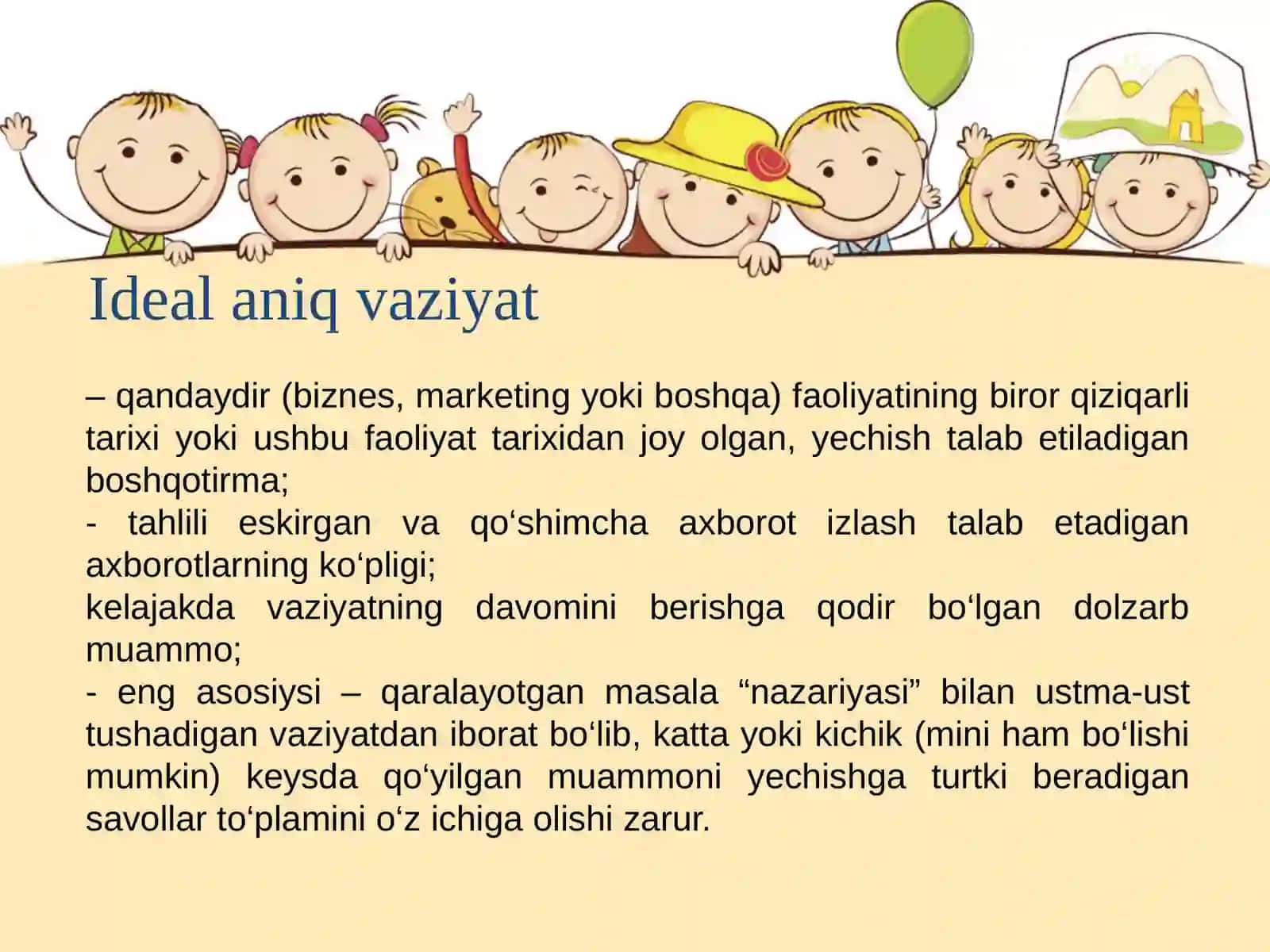 Pedagogik vaziyatlar 4