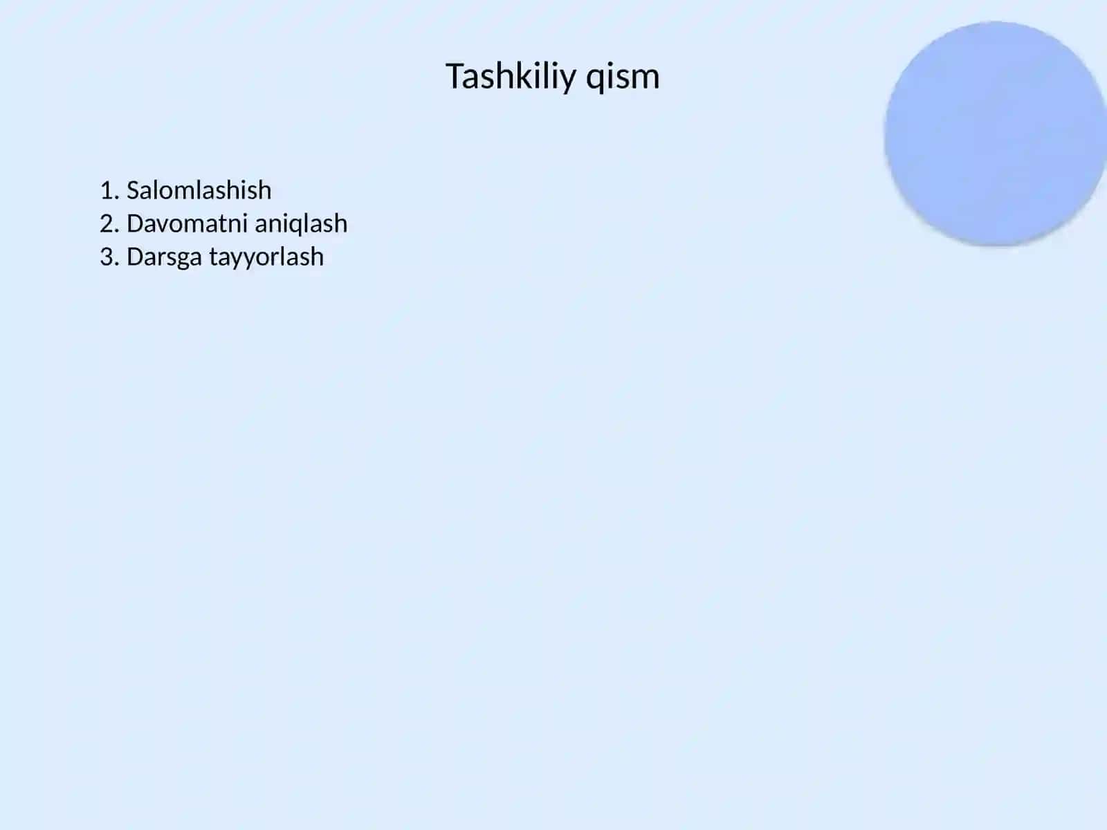 Ona tili fanidan dars ishlanmasi 4