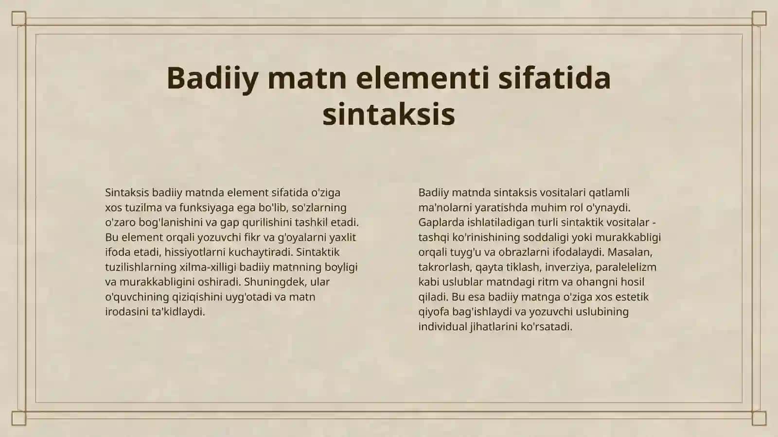 BADIIY MATNNING SINTAKTIK TAHLILI 4