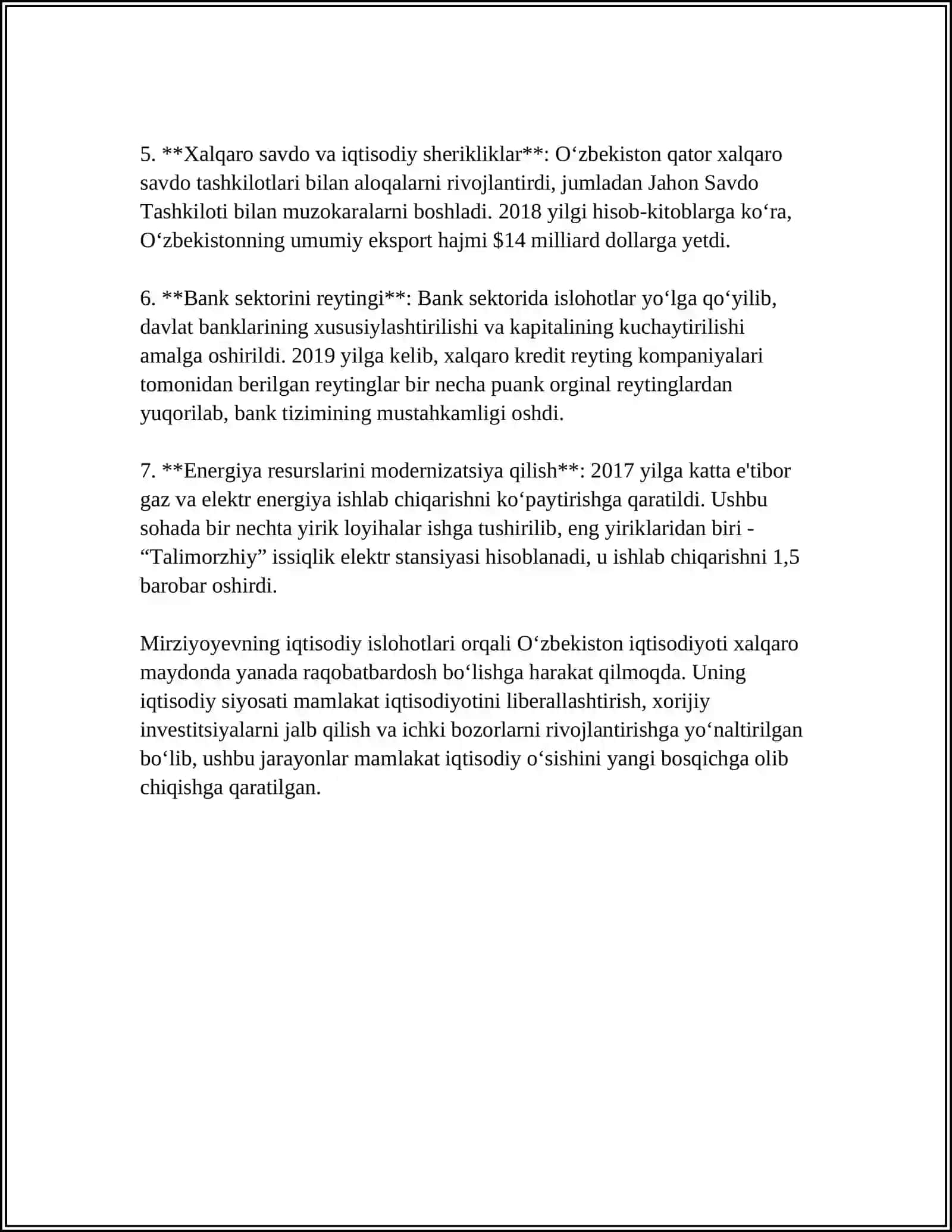 SHAVKAT MIRZIYOYEV - O'ZBEKISTON RESPUBLIKASI PREZIDENTI 4