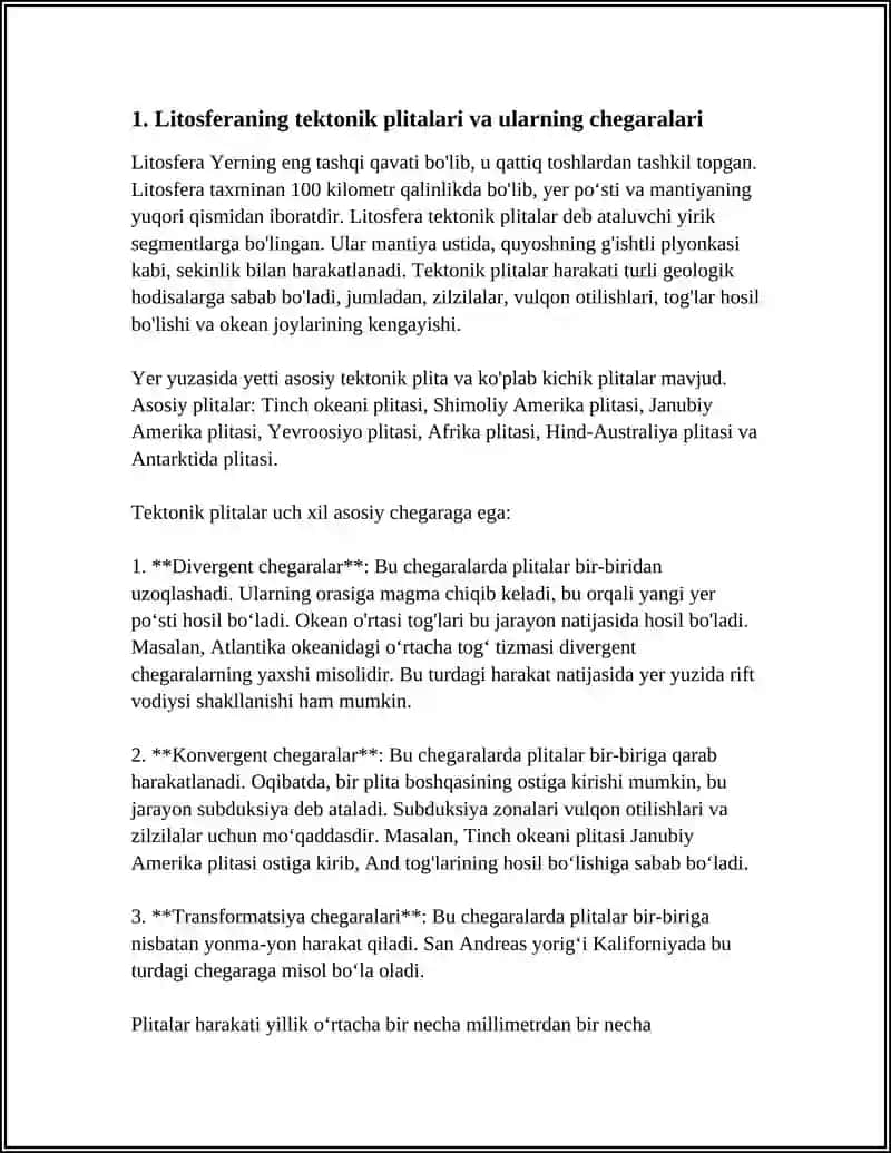 Litosferaning asosiy tektonik strukturaviy elementlari 4