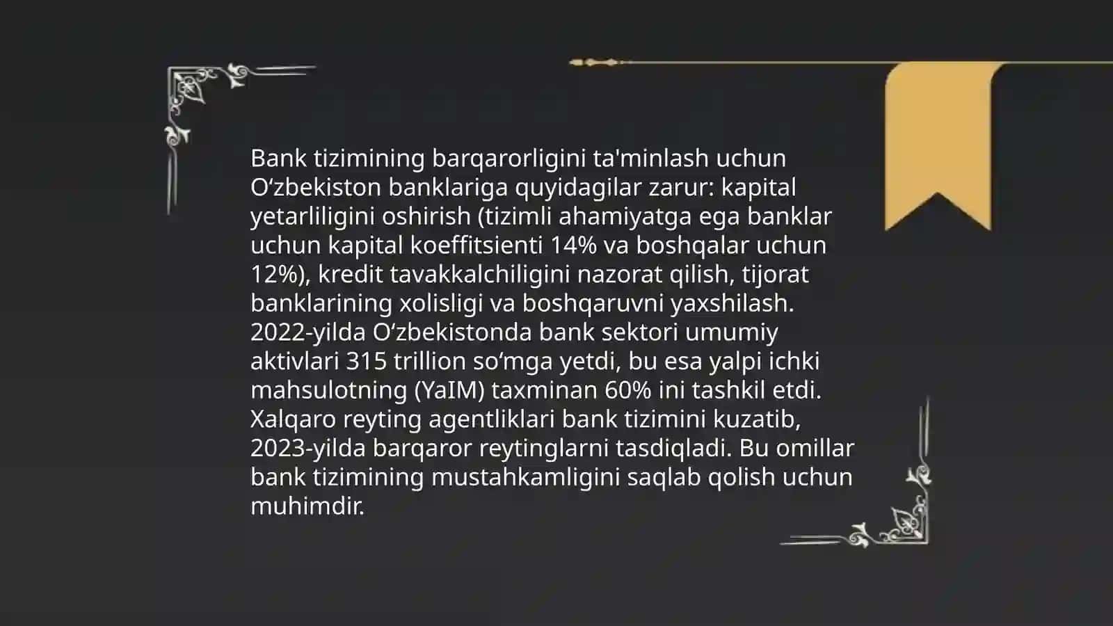 2008 yilgi jahon moliyaviy inqirozining o‘zbekistonga tasiri va uning oqibatlarini bartaraf etish choralari 4