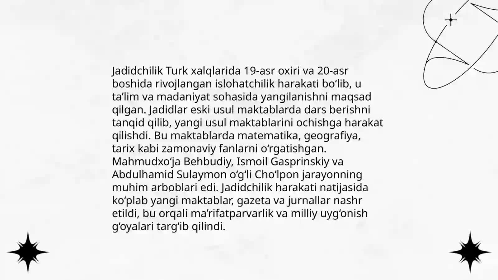 Turkistonda Jadidchilik harakati va uning tarixiy ahamiyati 4