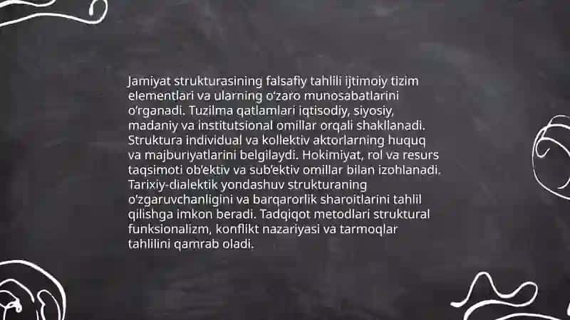 Jamiyat falsafasi 4