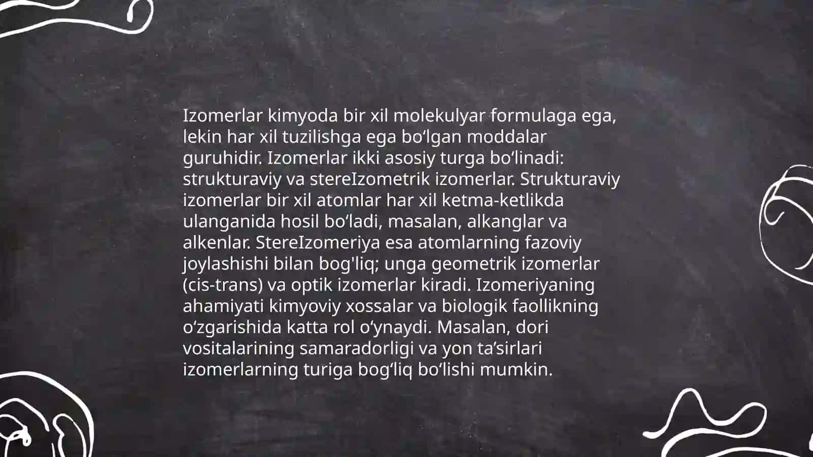 Organik kimyo fanidan. Nekotin 4