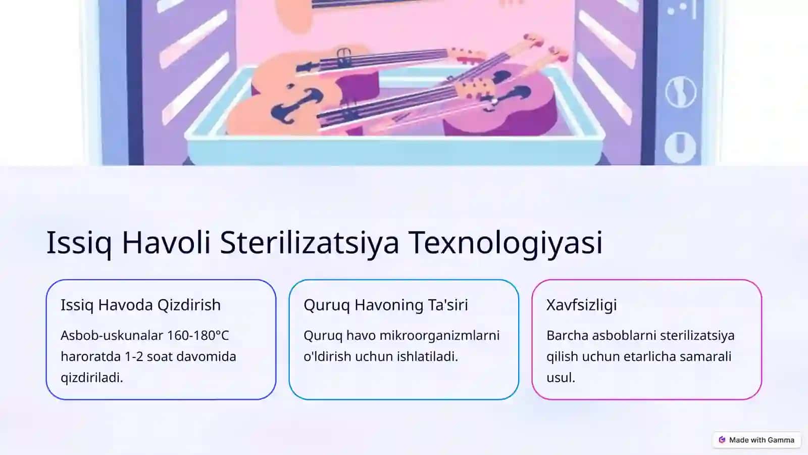Stomatologik Asbob-Uskunalarni Sterilizatsiya Qilish 4