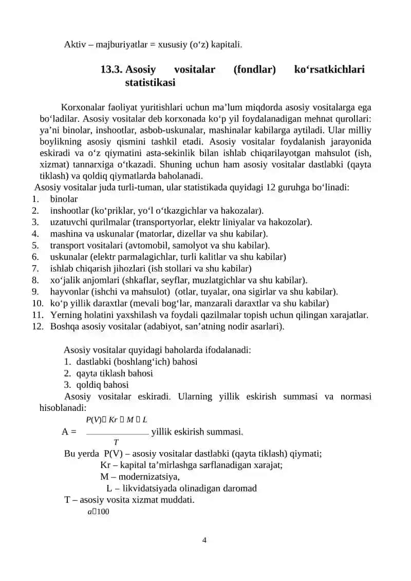 XIII bob. MILLIY BOYLIK STATISTIKASI 4