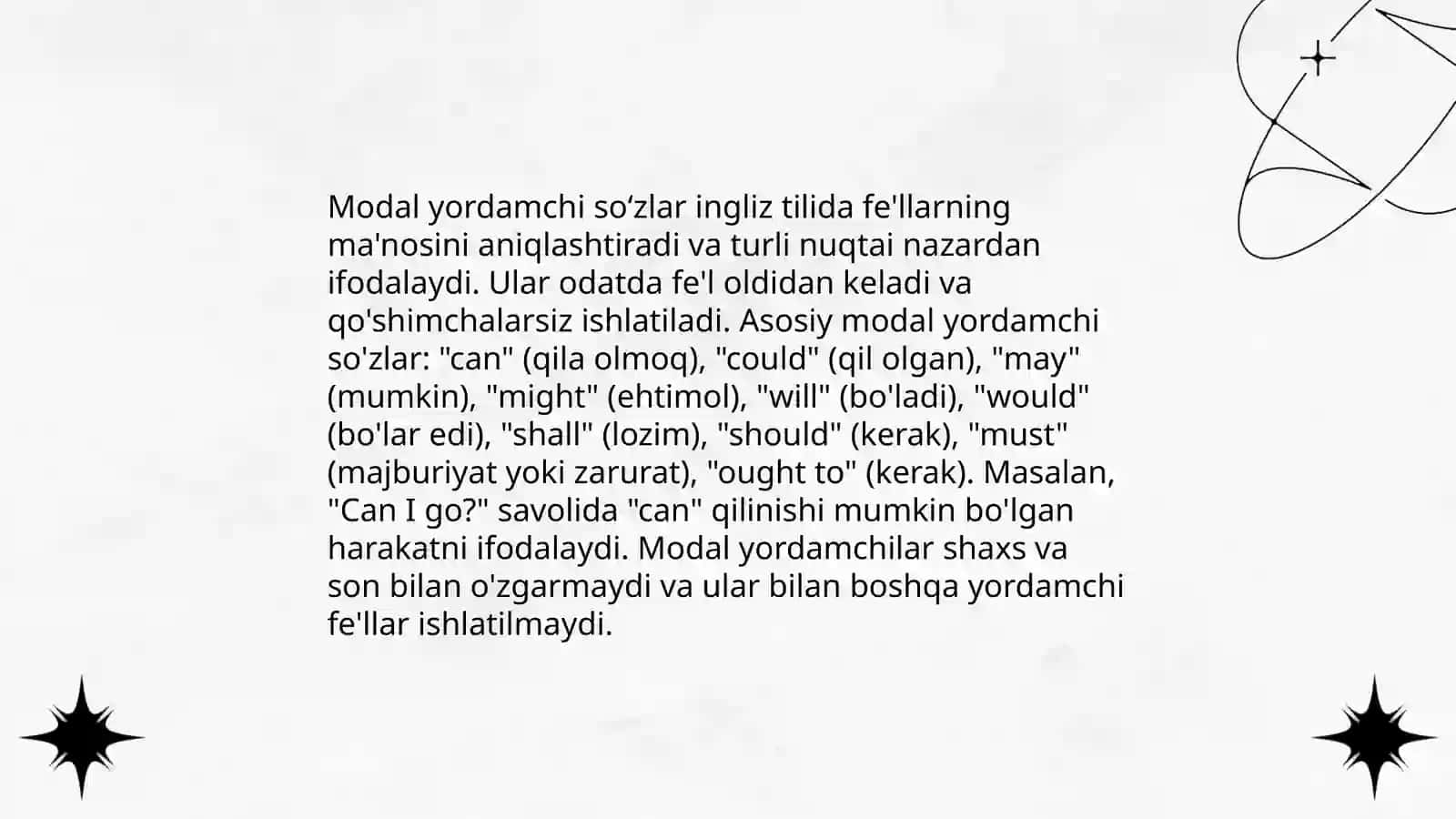 Yordamchi soʻzlar,ularning turlari 4