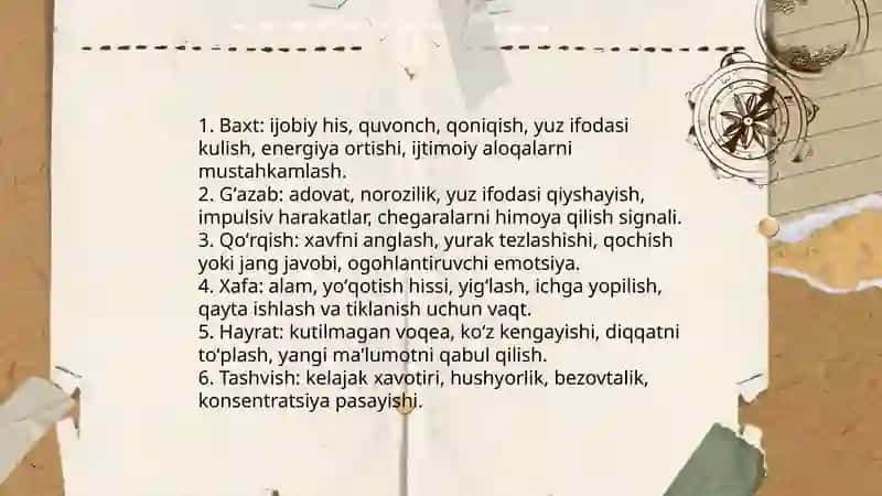 Emotsiya va his tuygʻular 4