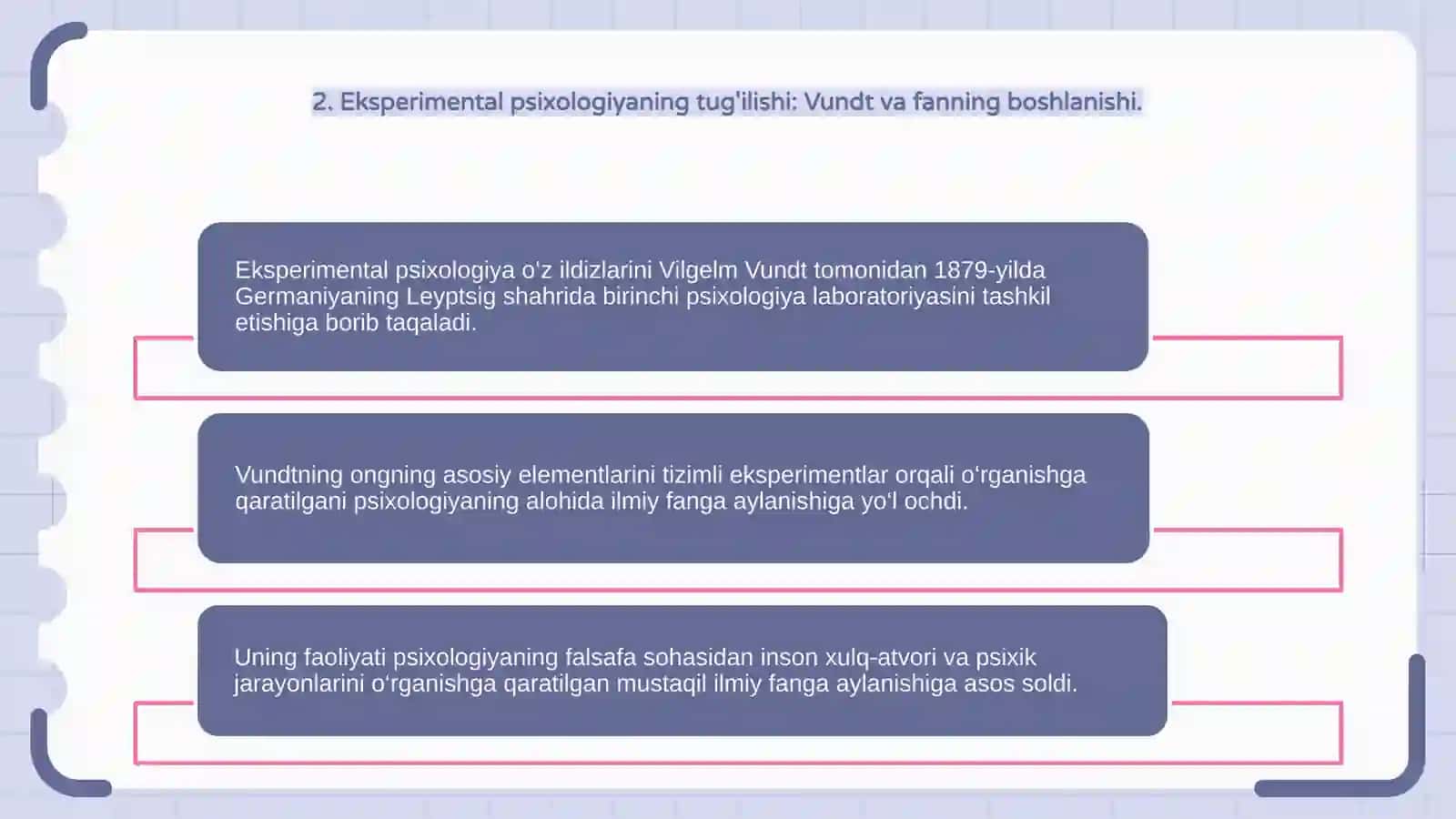 Psixologiya fanining rivojlanish tarixi va hozirgi holati 4