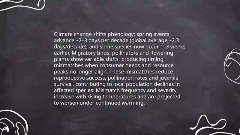 The effects of climate change on biodiversity 4