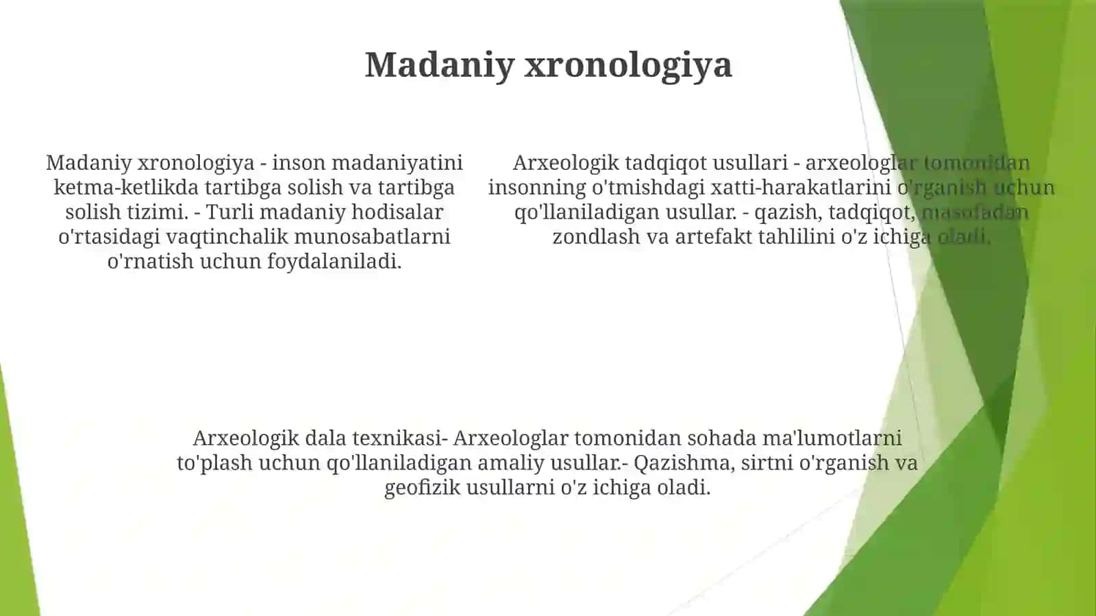 Arxeologik Tadqiqot Olib BorishUsullari 4