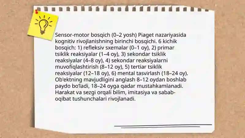 Ilk bolalik davrda psixologik rivoshlanishi 4