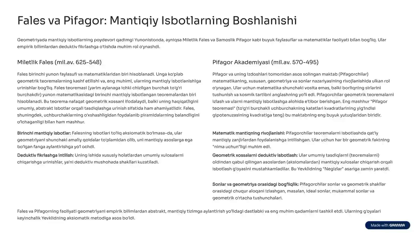 Geometriyaning Mantiqiy Tuzilishi: Asoslar va Tarixiy Yoʻnalishlar 4