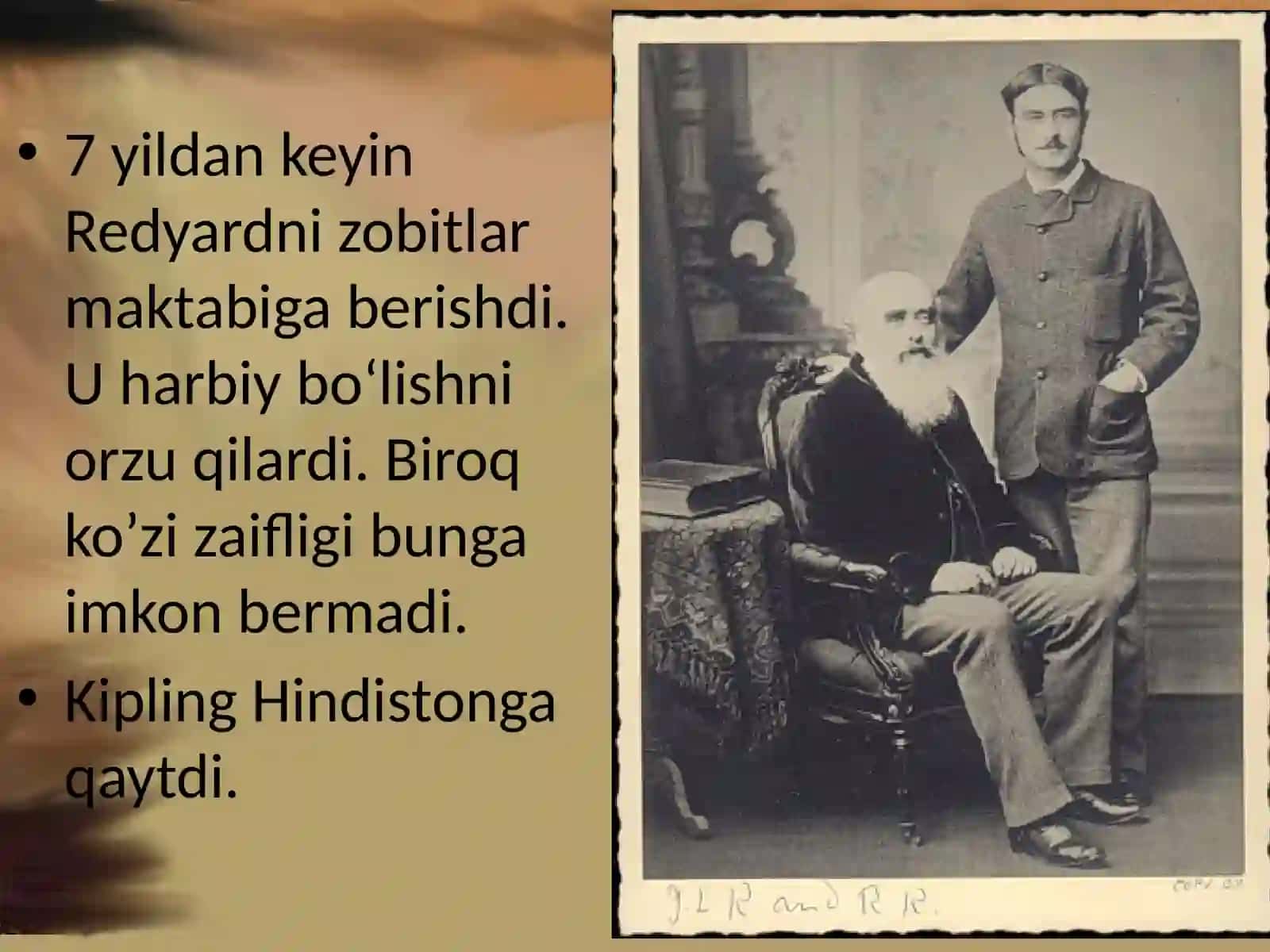 Redyard KIpling hayoti va ijodi (slayd) 4