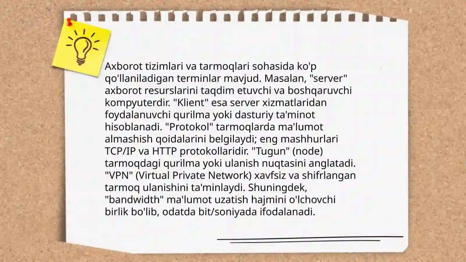 Axborot texnologiyalari sohasidagi terminologiya: tarjima va moslashtirish 4