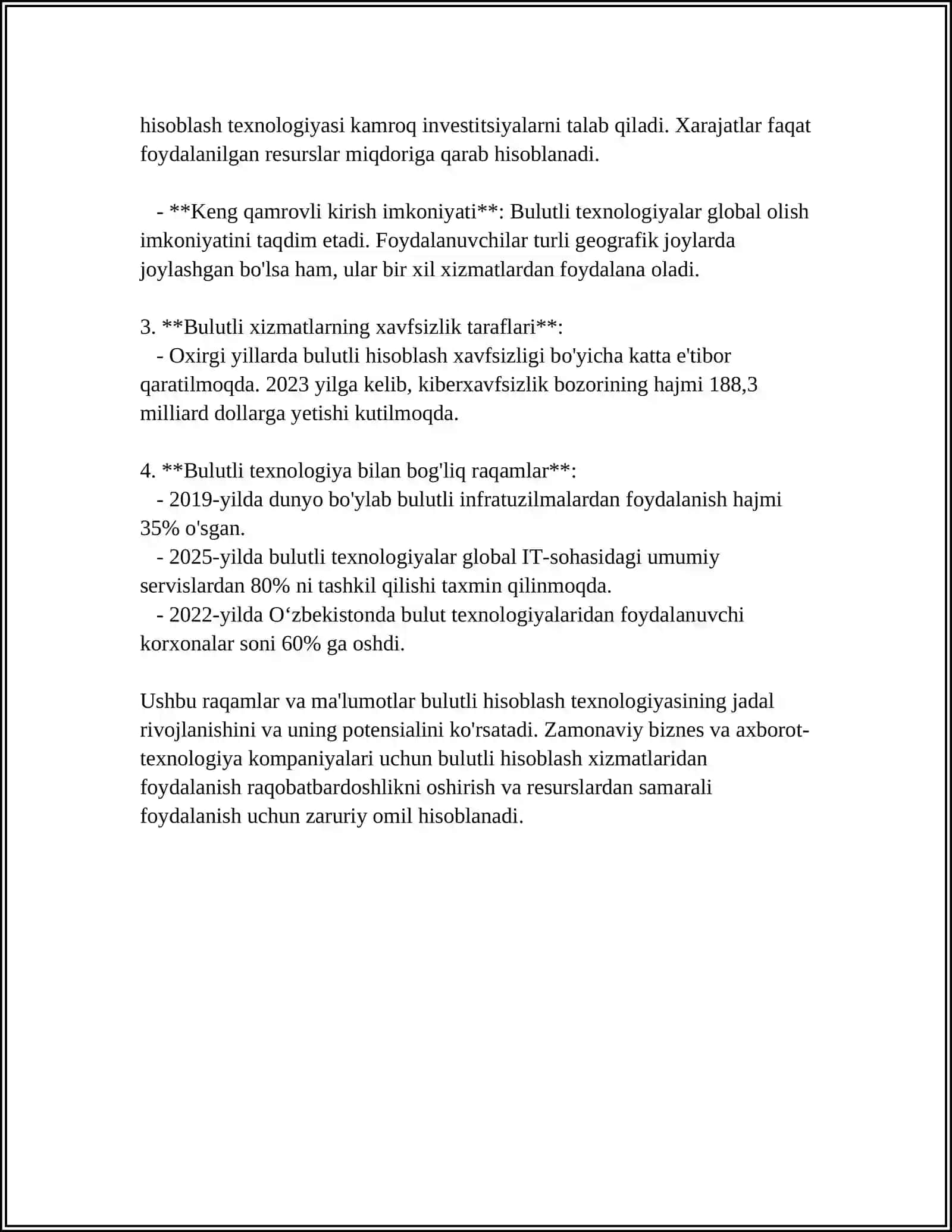 BULUTLI TEXNOLOGIYA 4