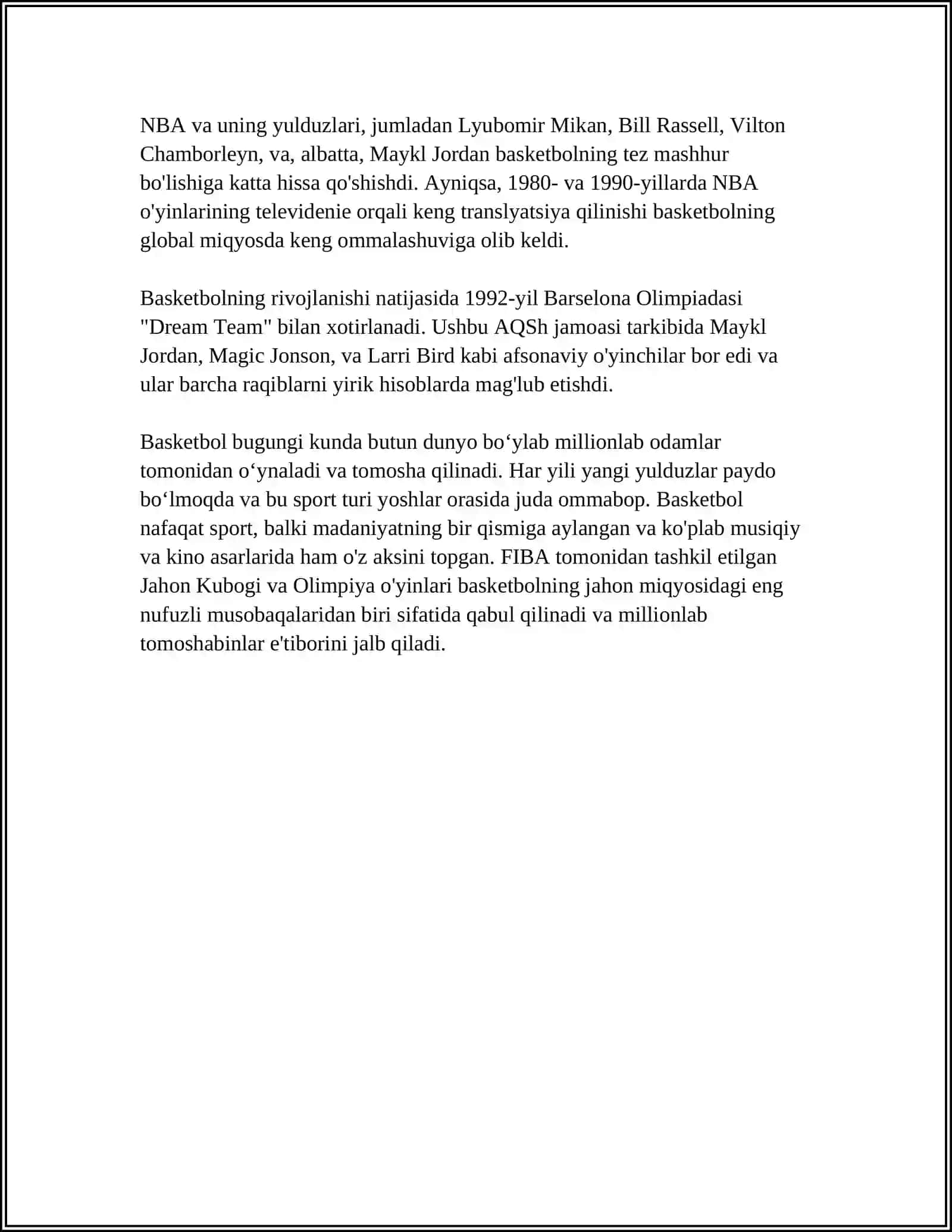 BASKETBOL SPORT TURI 4