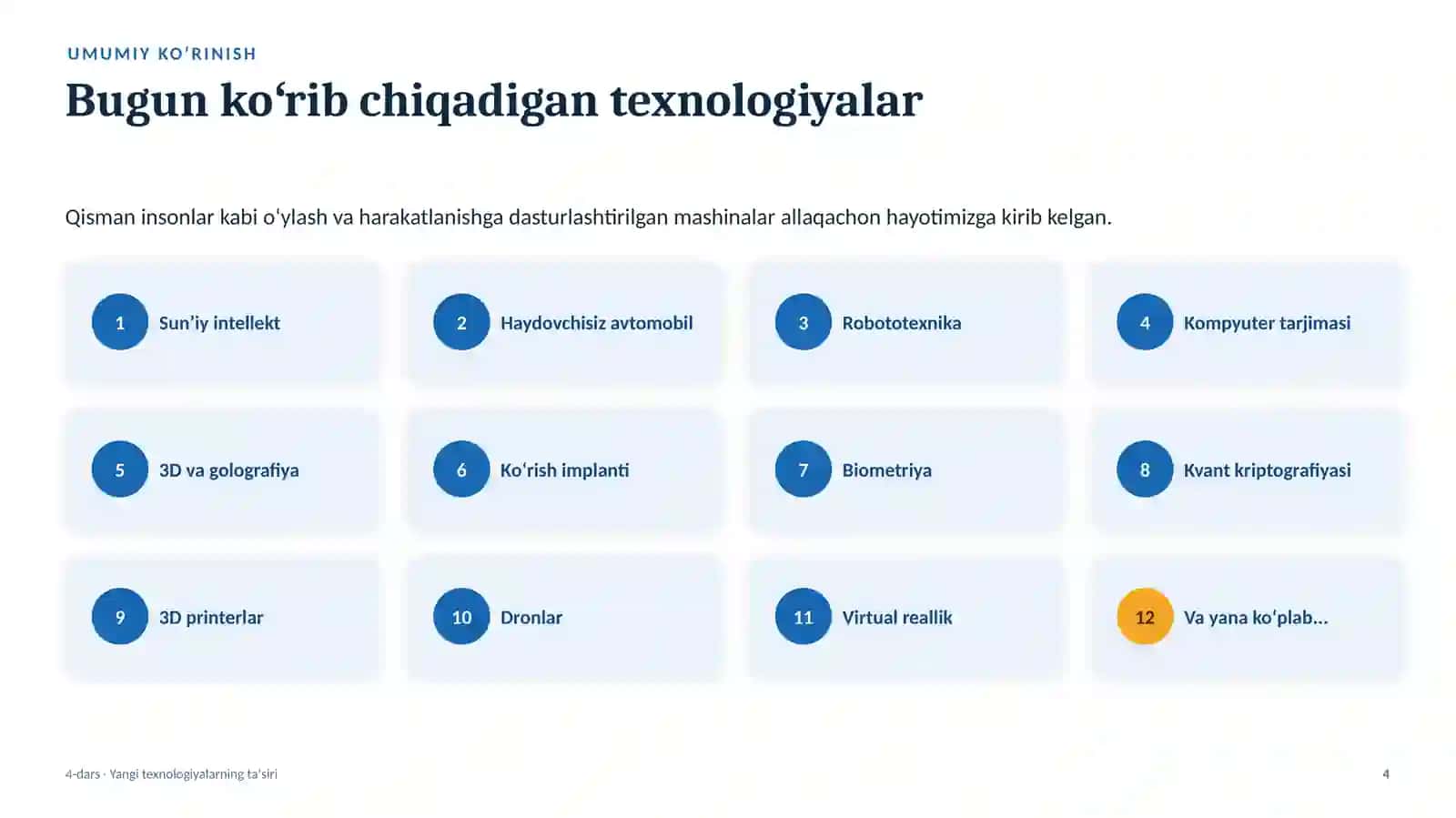 Yangi texnologiyalarning taʼsiri 4