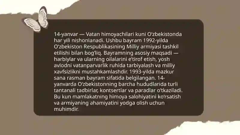 14 - yanvar "Vatan himoyachilar" kuni 4