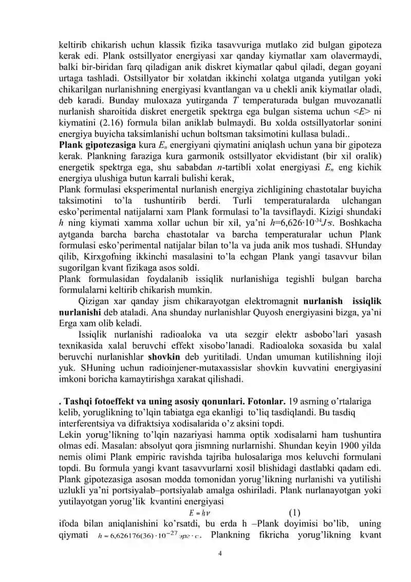 Nurlanishning xisobi 4