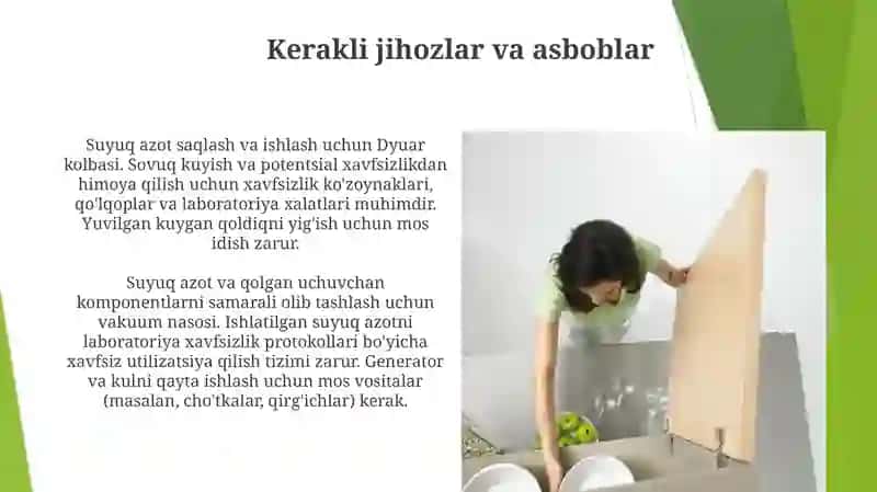 Suyuq azotli tozalash usuli 4