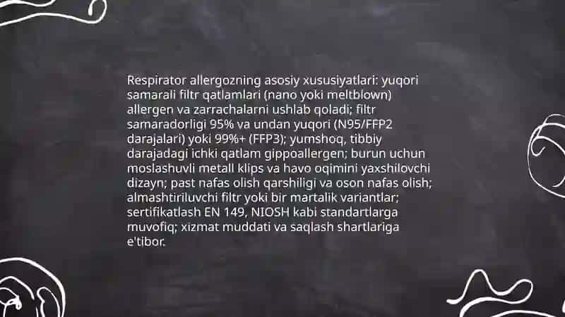 Respirator allergoz 4