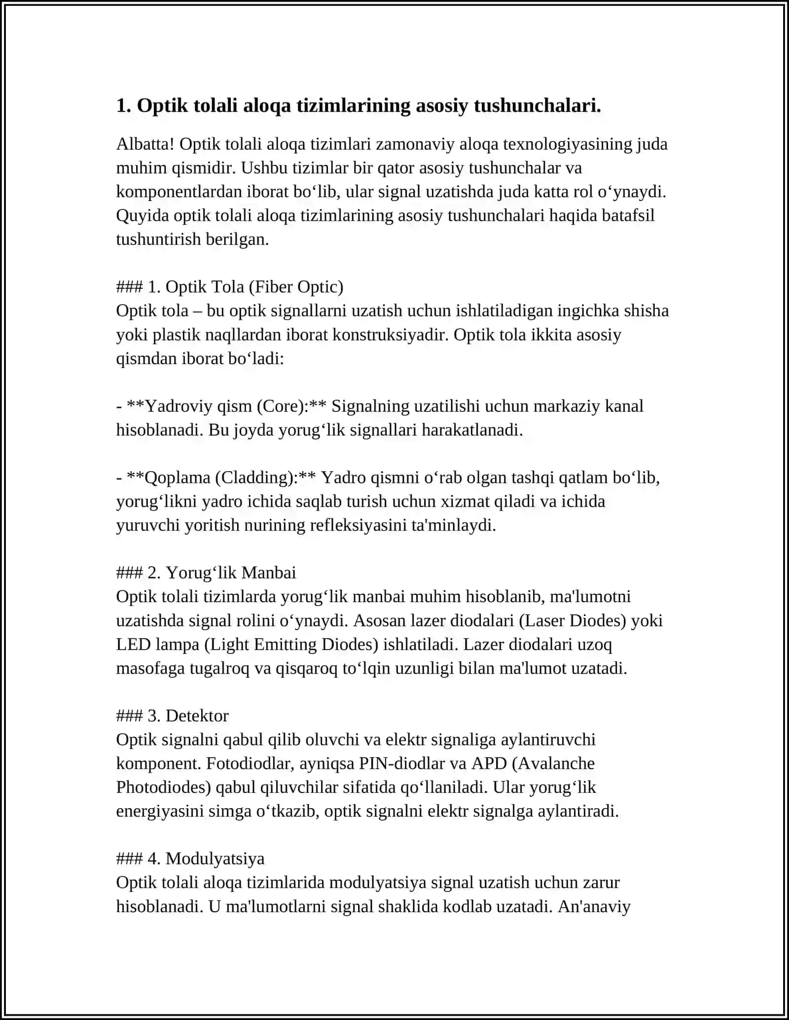 O'ZBEKISTON TEMIR YO'LLARI "AJDA HARAKATDAGI TEMIR YO'L TRANSPORTIDA OPTIK TOLA TIZIMLARINING ZAMONAVIY APPARATURALARI ASOSIDA QURISH 4
